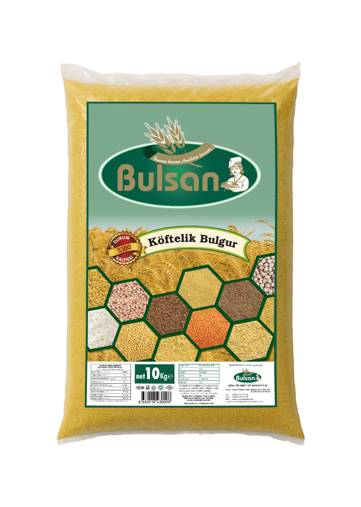 Bulsan Köftelik Bulgur 10 kg paket - Küçük resim