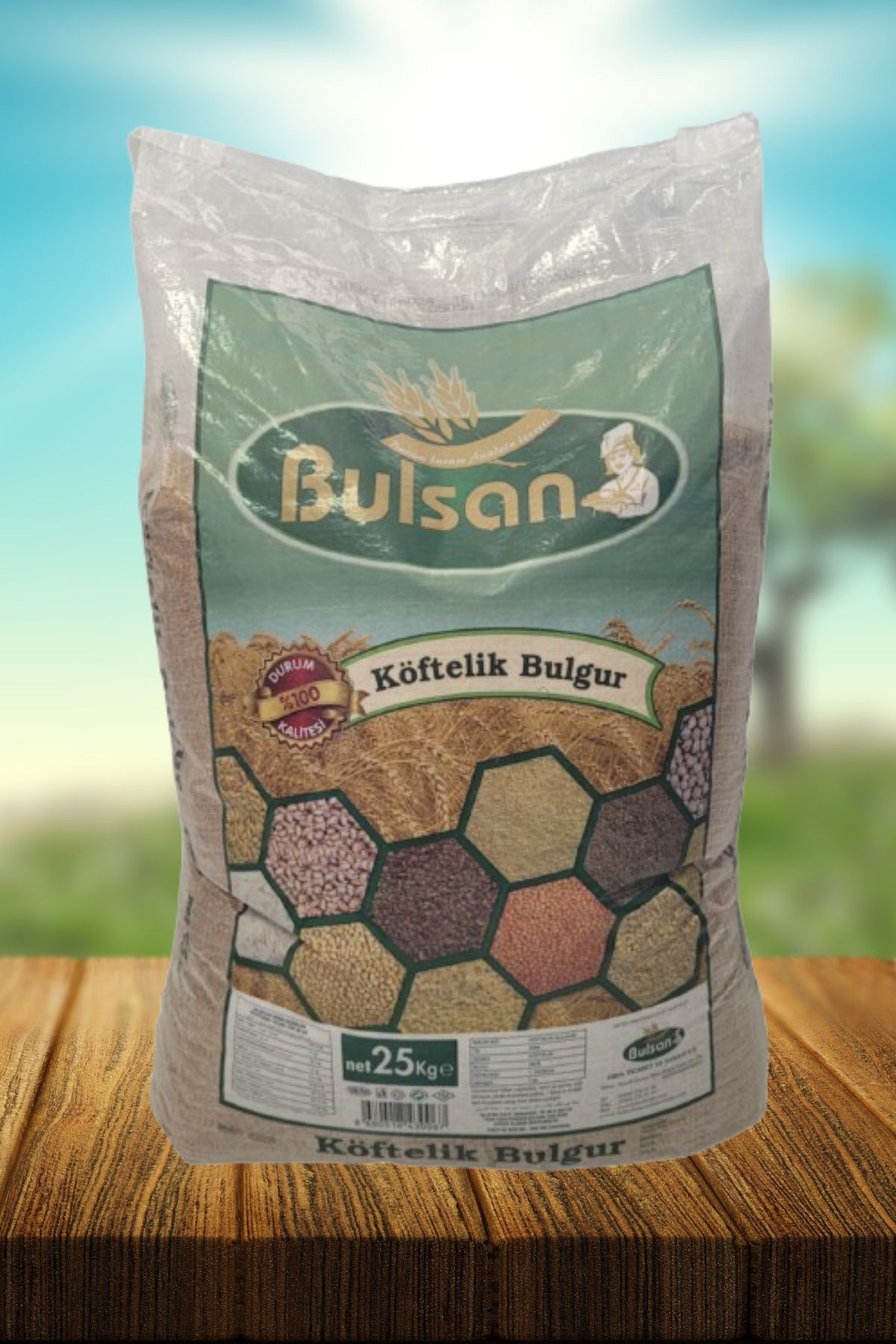 Bulsan Esmer Köftelik Bulgur 25kg paket