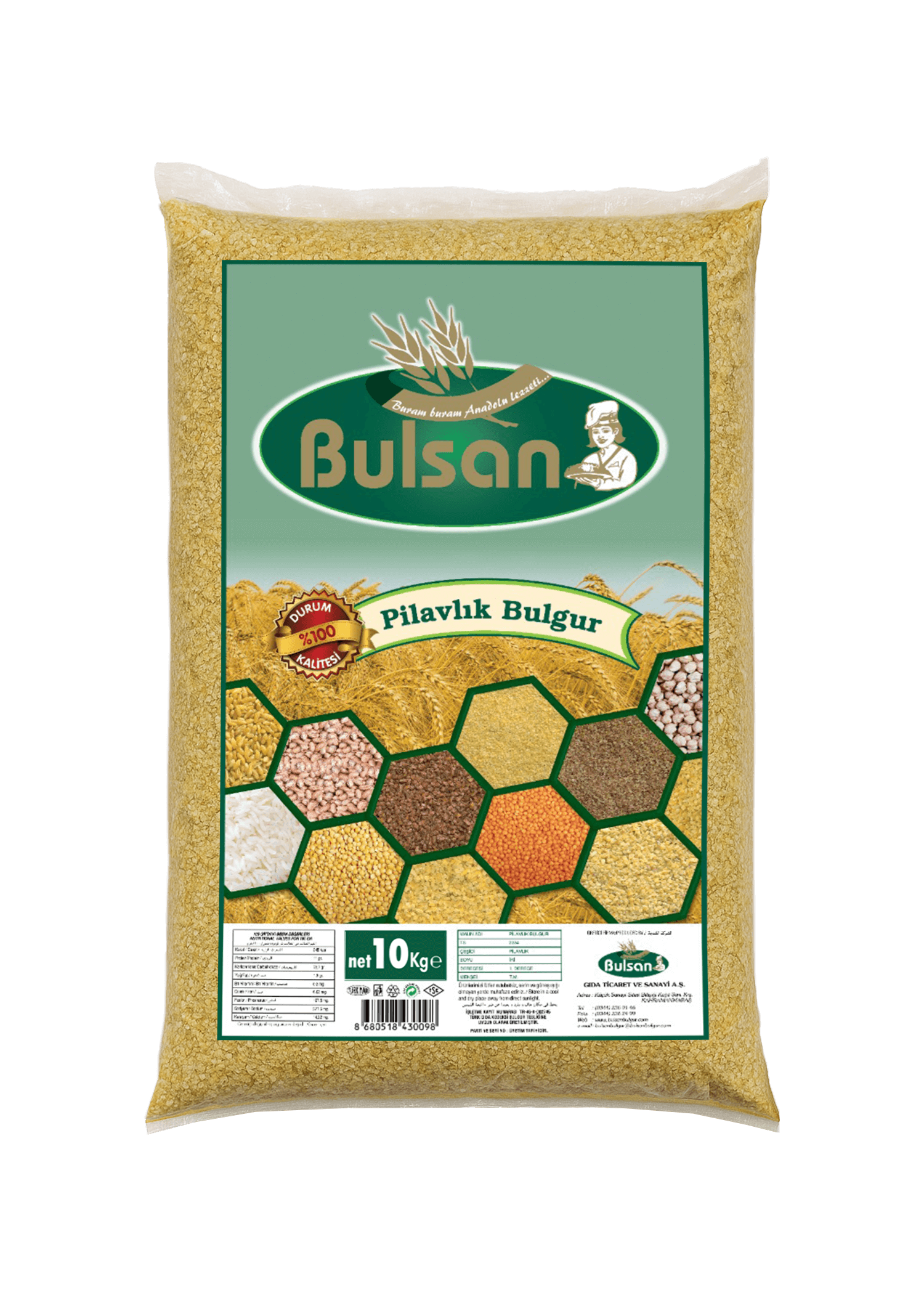 Bulsan Pilavlık Bulgur 10 kg paket - Küçük resim