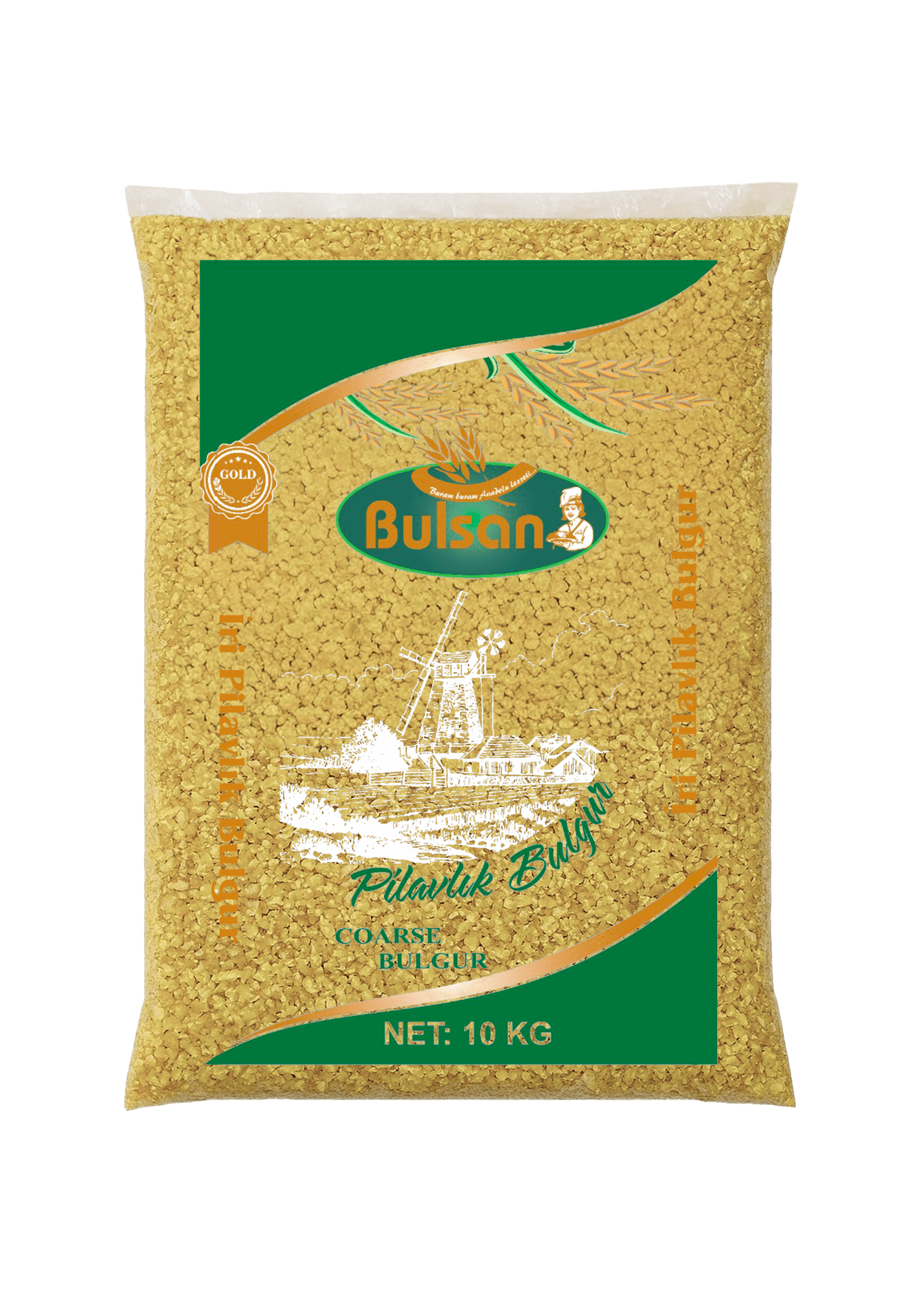 Bulsan İri Pilavlık Bulgur 10 kg paket - Küçük resim